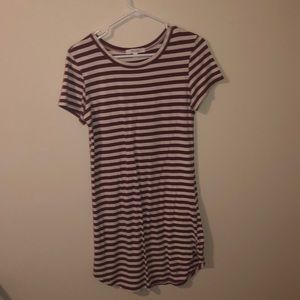 Striped T-shirt dress